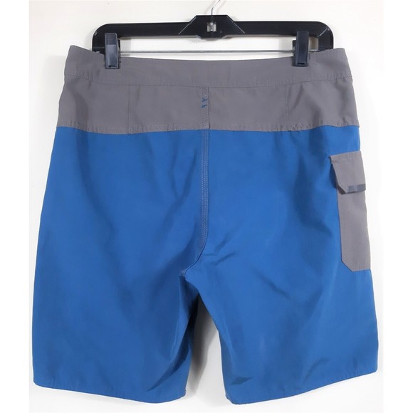 Tavik Modern Beach Culture Blue & Gray Board Shorts Swim Trunks Mens Size 32 - Picture 7 of 14